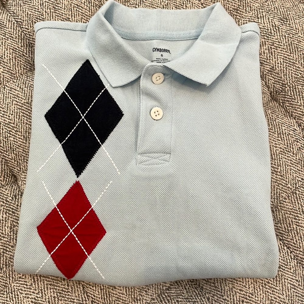 Gymboree short sleeve polo size 6
